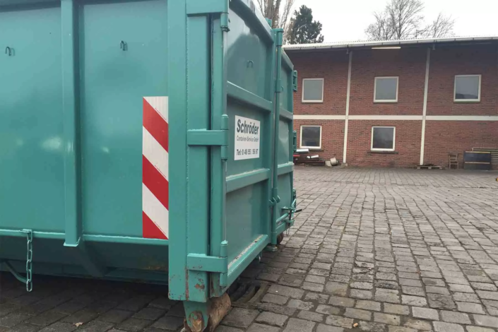 20 cbm Abrollcontainer von Schröder Container-Service GmbH, ideal für großvolumige Abfallarten